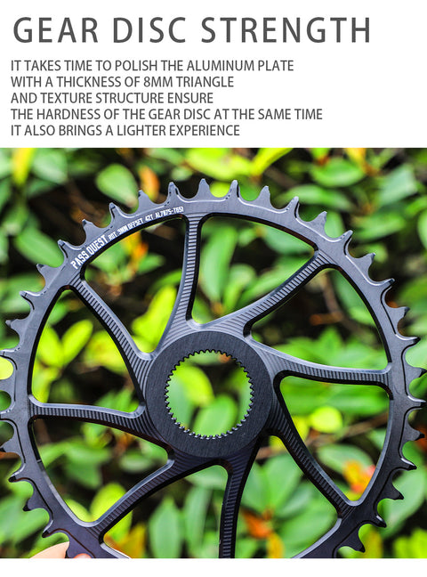 ROTOR (3mm offset )Aldhu inpower Round Hollow Narrow Wide Chainring