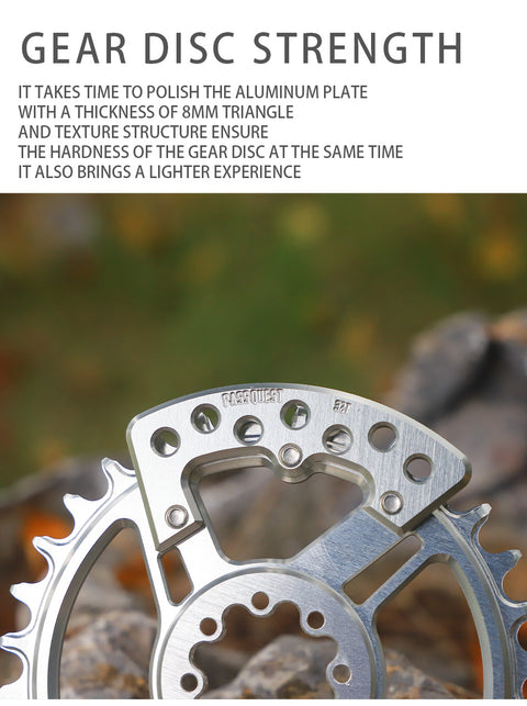 PASS QUEST new XX Eagle 8-nail specification narrow wide tooth belt guard plate for FORCE mount cranks