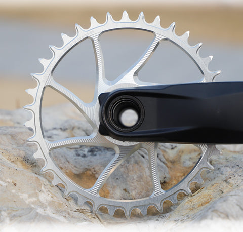 SRAM 3 Bolt (3mm offset) AXS Round Mountain Narrow Wide Chainring