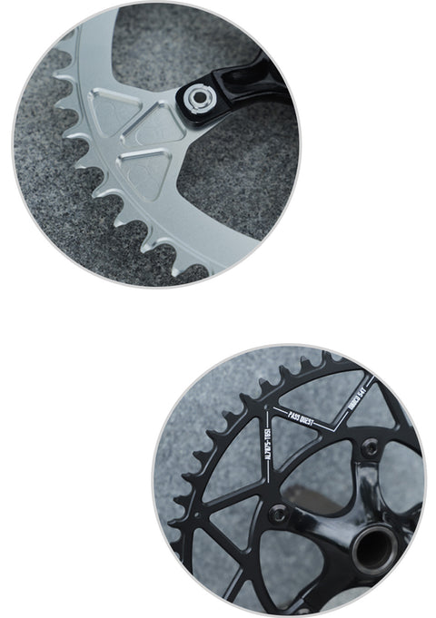 110BCD (5-bolt Hollow) Round Hollow Road Bike Narrow Wide Chainring