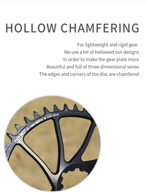 SRAM 3 Bolt ( 3mm offset)AXS GRAVEL/ROAD Narrow Wide Chainring 40-54T