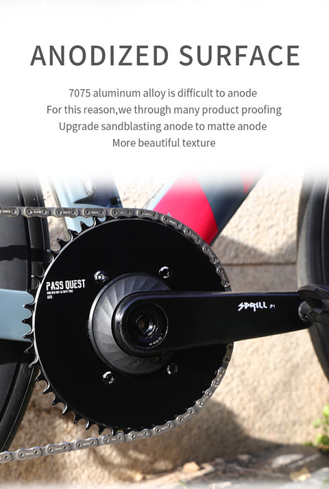 SHIMANO X110 BCD (4-bolt AERO) AXS Round Narrow Wide Chainring