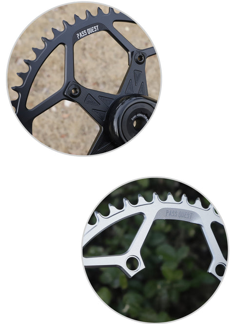 130BCD (5-bolt) Round Hollow Narrow Wide Chainring
