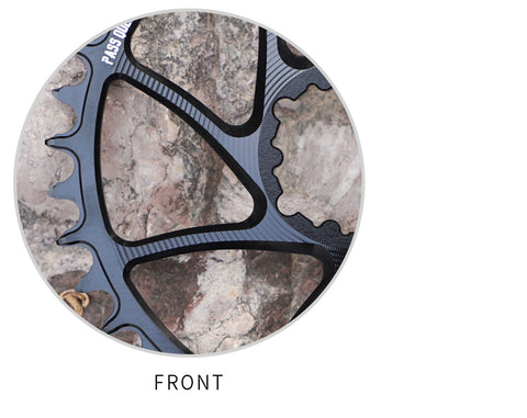 SRAM 3 Bolt (3mm offset) AXS Round Mountain Narrow Wide Chainring