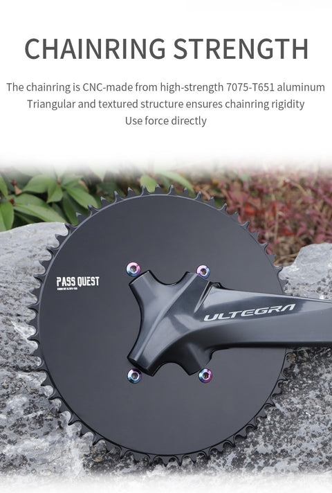 SHIMANO 110BCD R9100 R8000 R7000 Completely Aero Narrow Wide Chainring