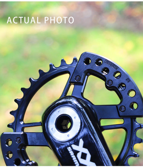 PASS QUEST new XX Eagle 8-nail specification narrow wide tooth belt guard plate for FORCE mount cranks