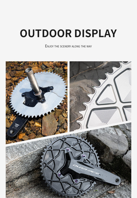 SHIMANO 110BCD R9200 R8100 High strength AERO Narrow Wide Chainring