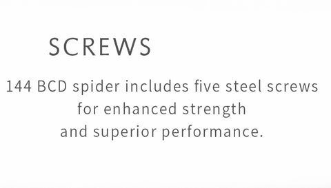 PASS QUEST 144BCD Spider for Force, Race Face, and Easton