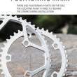 Load image into Gallery viewer, 130BCD (5-bolt HOLLOW) 2X Sprocket Round Road Bike Foldable Bicycle 11-12 speed Gravel bike