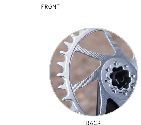 SRAM FORCE 8 Bolt ( 3mm offset) HOLLOW Mountain XX SL Narrow Wide Chainring 28-38T AXS