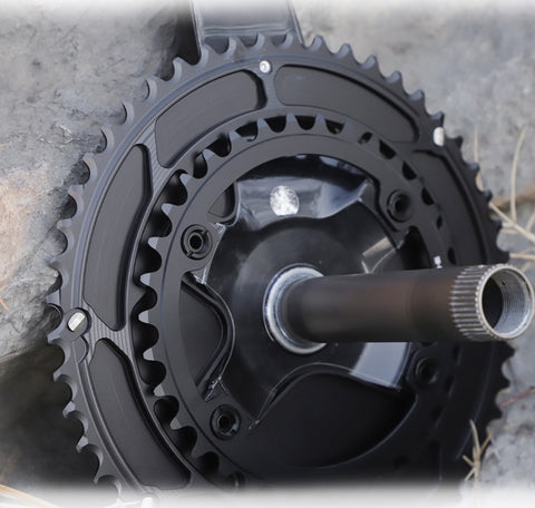 SHIMANO 110BCD R9100 R8000 R7000 2X Completely closed Round Road bike Gravel bike 11-12S