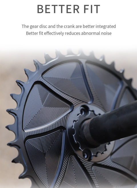 SRAM GXP/DUB 3 Bolt( 3mm offset) AERO Narrow Wide Chainring 28-38T AXS