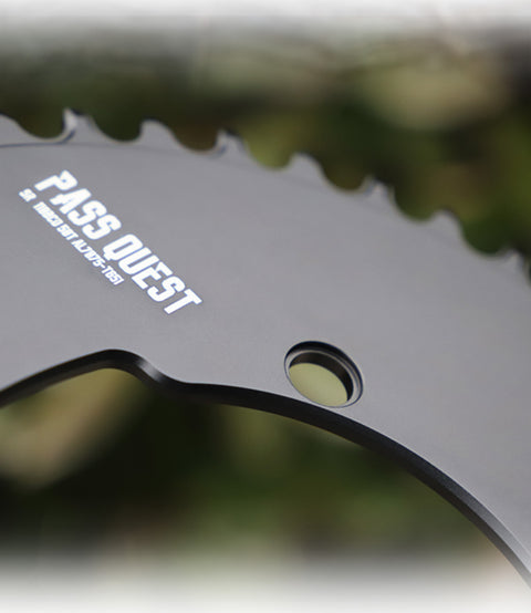 PASS QUEST SRM-110 BCD (4-bolt AERO) Round AERO Narrow Wide Chainring