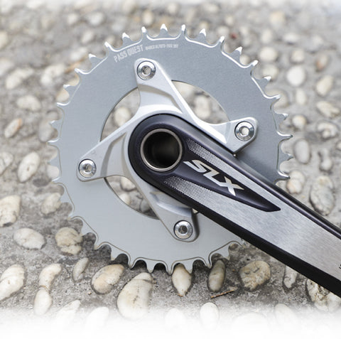 104BCD Round AERO Fade Color Mountain Bike Narrow Wide Chainring