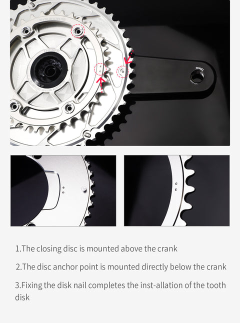 SRAM FORCE 107BCD 2X Sprocket AERO Road bike Gravel bike 12s