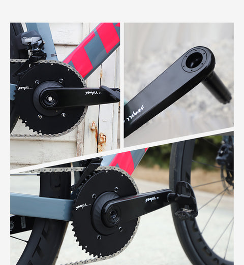 PASS QUEST Sprill Ultralight carbon fiber road crankset EASTON interface