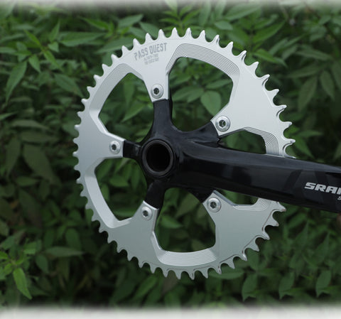110BCD (5-bolt Hollow) Round Hollow Road Bike Narrow Wide Chainring