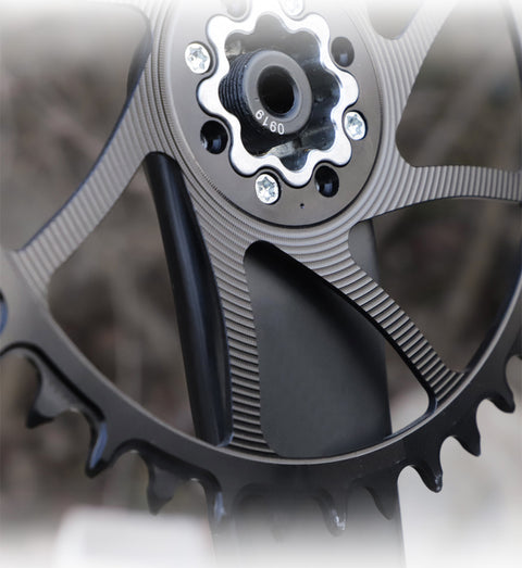 SRAM FORCE 8 Bolt ( 3mm offset) HOLLOW Mountain XX SL Narrow Wide Chainring 28-38T AXS