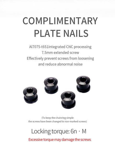 PASS QUEST Non-Standard 96BCD For Shimano Round Narrow Wide Chainring