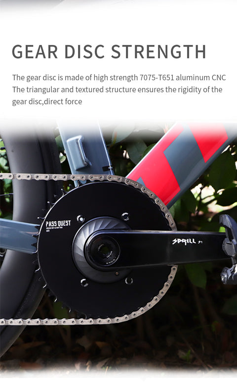 SHIMANO X110 BCD (4-bolt AERO) AXS Round Narrow Wide Chainring