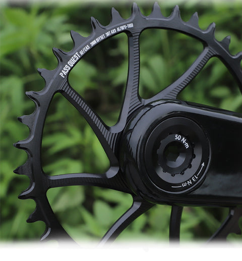 RACE FACE (3mm offset ) AXS Round Narrow Wide Chainring 28-38T