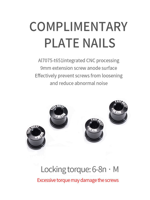 SHIMANO X110BCD (4-bolt AERO) Round Narrow Wide Chainring