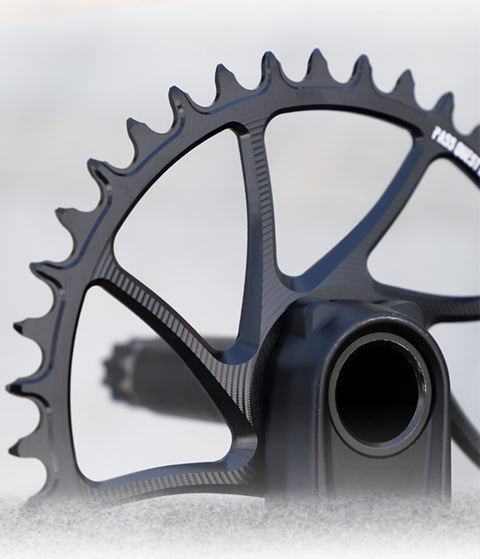 SRAM 3 Bolt (6mm offset) AXS Hollow Round Narrow Wide Chainring 32-46T