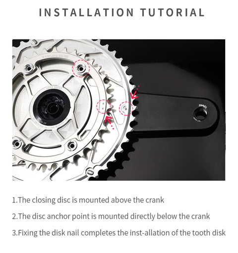 SRAM RIVAL 107BCD 2X Sprocket AERO Road bike Gravel bike