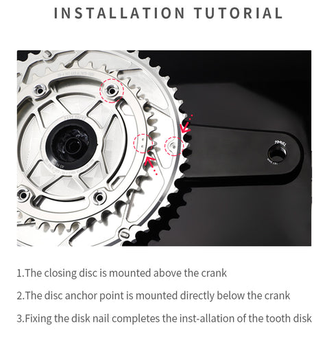 PASS QUEST 2X 110BCD (5-bolt HOLLOW) AXS Sprocket Road Bike 12 speed