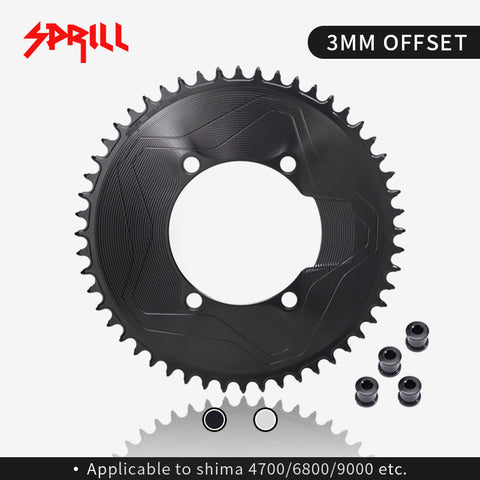 PASS QUEST SPRILL X110BCD 3mm offset(4-bolt AERO) Narrow Wide Chainring