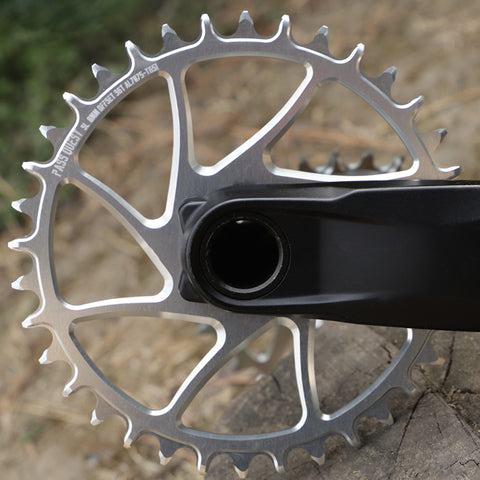 SRAM 3 Bolt (0mm offset) Round Hollow Narrow Wide Chainring 30-48T