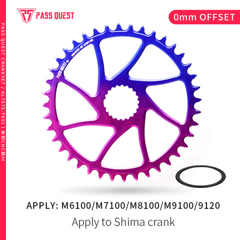 SHIMANO (0mm offset) Round Narrow Wide Chainring