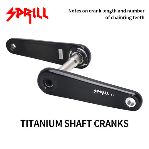 PASS QUEST Sprill Ultralight carbon fiber road crankset EASTON interface