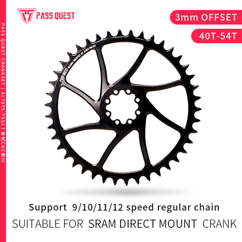 SRAM Force 8 Nails (3mm offset) Round Narrow Wide Chainring 40-54T