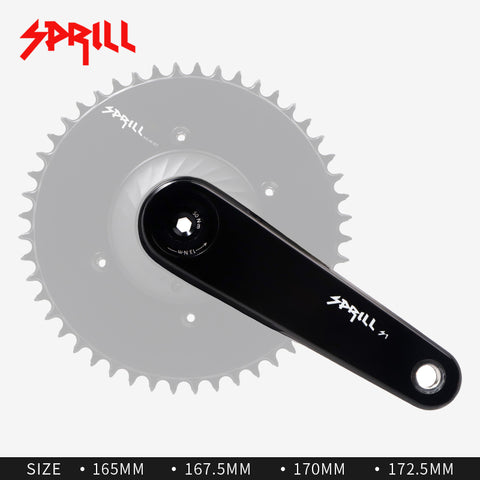 PASS QUEST Sprill Ultralight carbon fiber road crankset EASTON interface