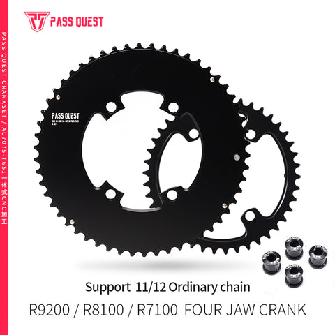 110BCD 2X R9200 R8100 R7100 Sprocket AERO Crankshaft set Road bike Gravel bike 11-12S