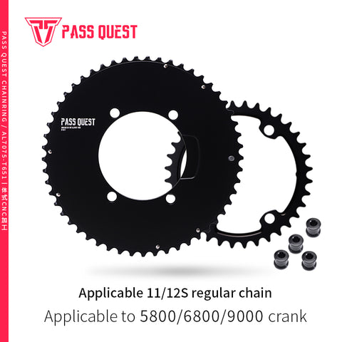 SHIMANO X110BCD 2X Sprocket AERO Road bike Gravel bike 11-12s