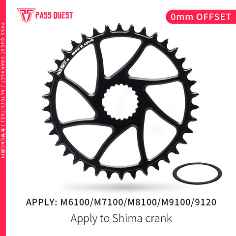 SHIMANO (0mm offset) Round Narrow Wide Chainring