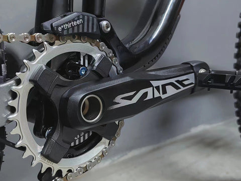 104BCD Round Hollow Silver Mountain Bike Narrow Wide Chainring