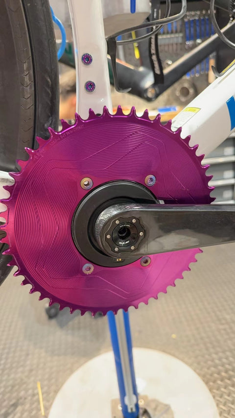 PASS QUEST SPRILL X110BCD 3mm offset(4-bolt AERO) Narrow Wide Chainring