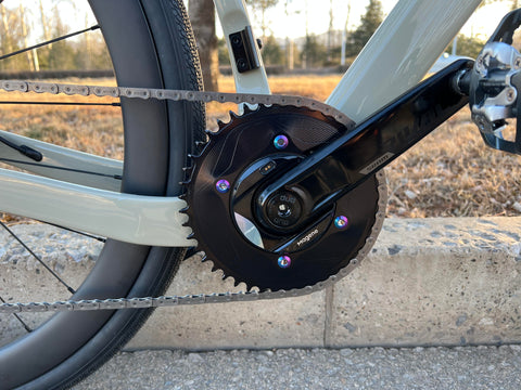 PASS QUEST SPRILL X110BCD 3mm offset AXS (4-bolt AERO) Round Narrow Wide Chainring
