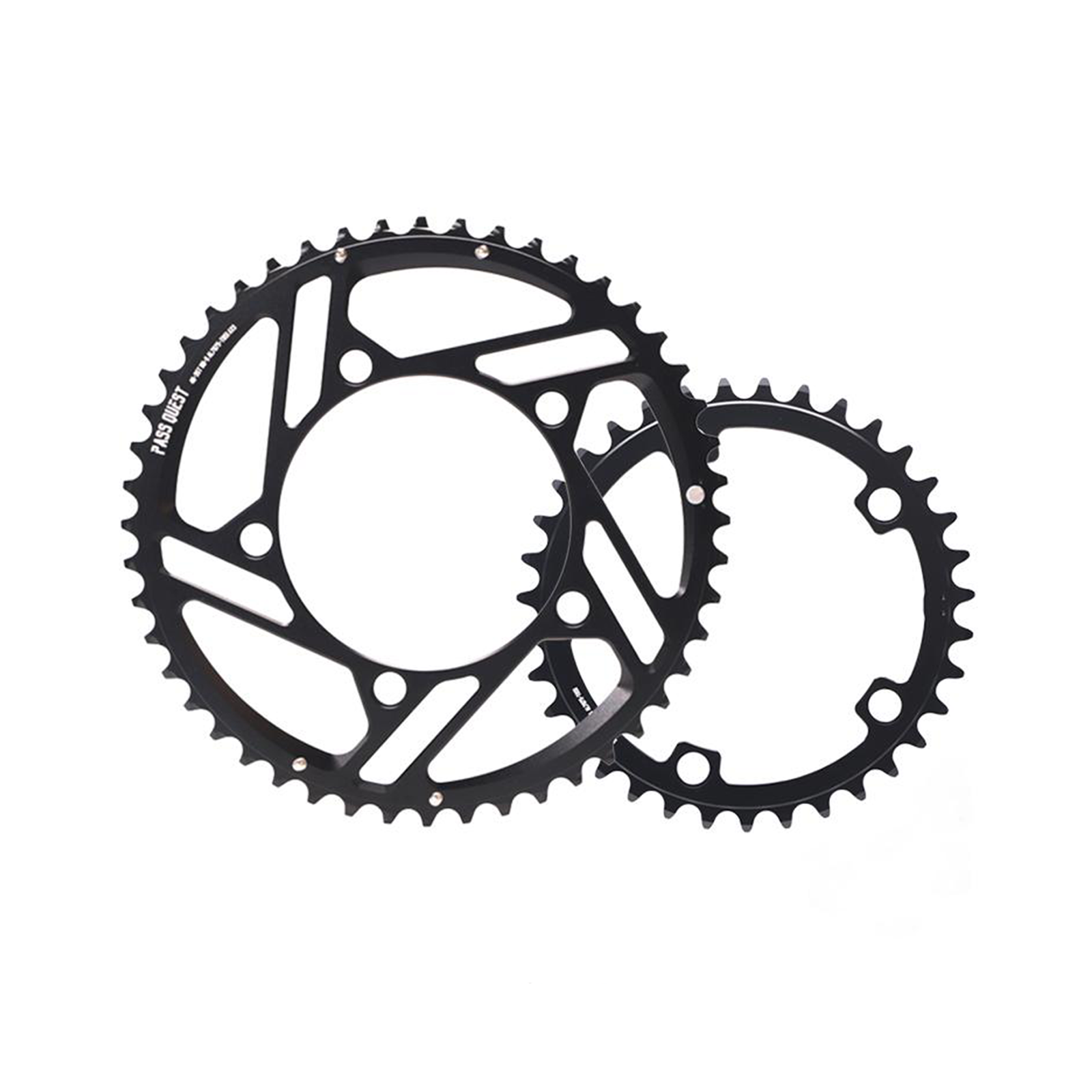 PASS QUEST 2X 110BCD (5-bolt Hollow) AXS Sprocket Road Bike 12 speed