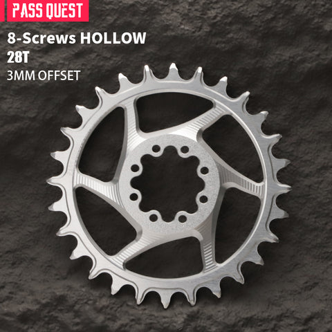 SRAM FORCE 8 Bolt ( 3mm offset) Mountain XX SL Narrow Wide Chainring 28-38T