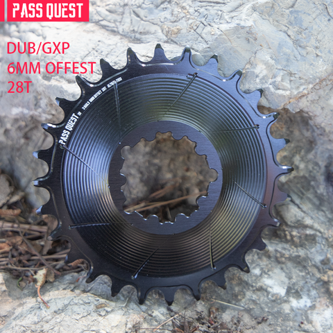 SRAM 3 Bolt ( 6mm offset) AERO Round Narrow Wide Chainring 28-36T
