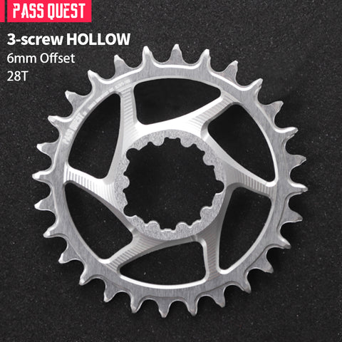SRAM GXP/DUB (6mm offset) Round Narrow Wide Chainring