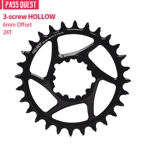 SRAM GXP/DUB (6mm offset) Round Narrow Wide Chainring