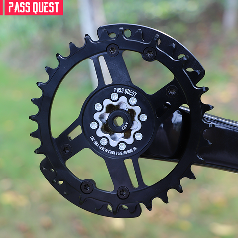 PASS QUEST new XX Eagle 8-nail specification narrow wide tooth belt guard plate for FORCE mount cranks