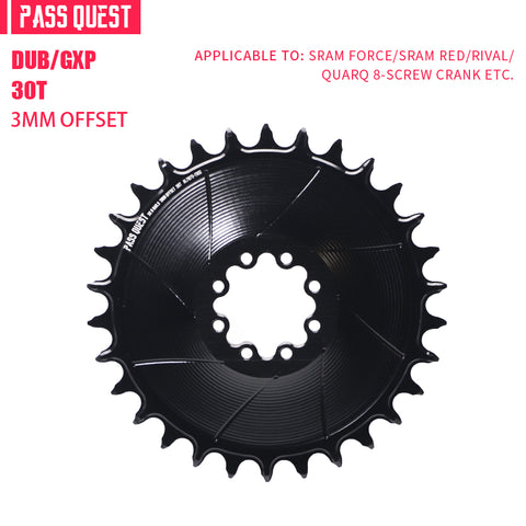 SRAM 8 Bolt ( 3mm offset) AERO Mountain XX SL Narrow Wide Chainring 28-38T