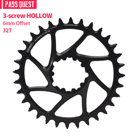 SRAM GXP/DUB (6mm offset) Round Narrow Wide Chainring