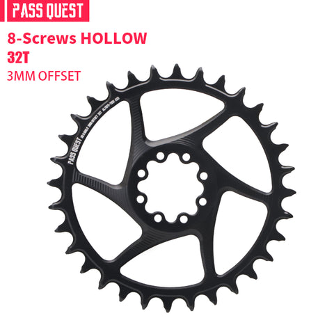 SRAM FORCE 8 Bolt ( 3mm offset) Mountain XX SL Narrow Wide Chainring 28-38T